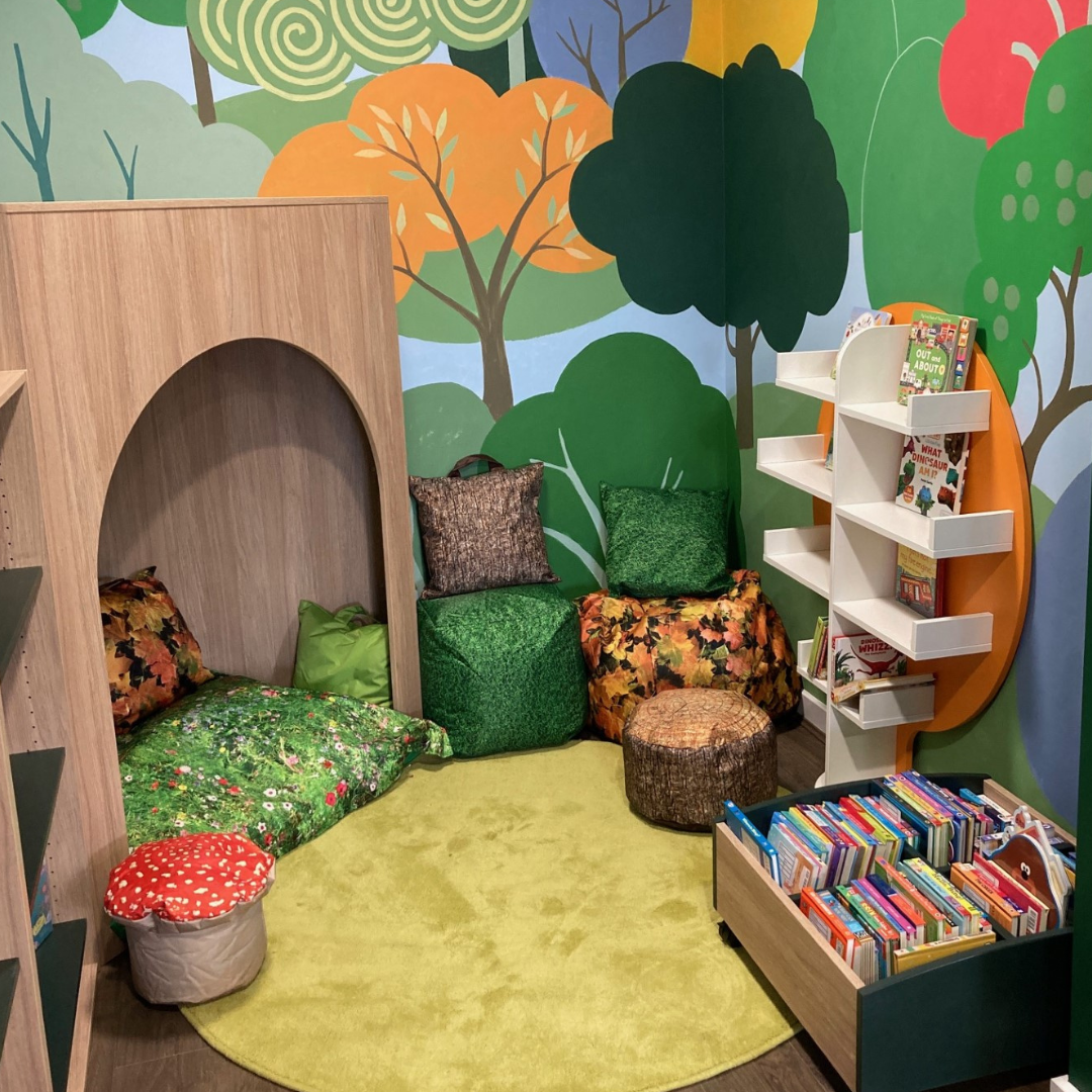 Sensory furniture for children in Badbury Park Community Hub