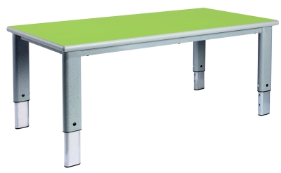 Rectangular height adjustable table